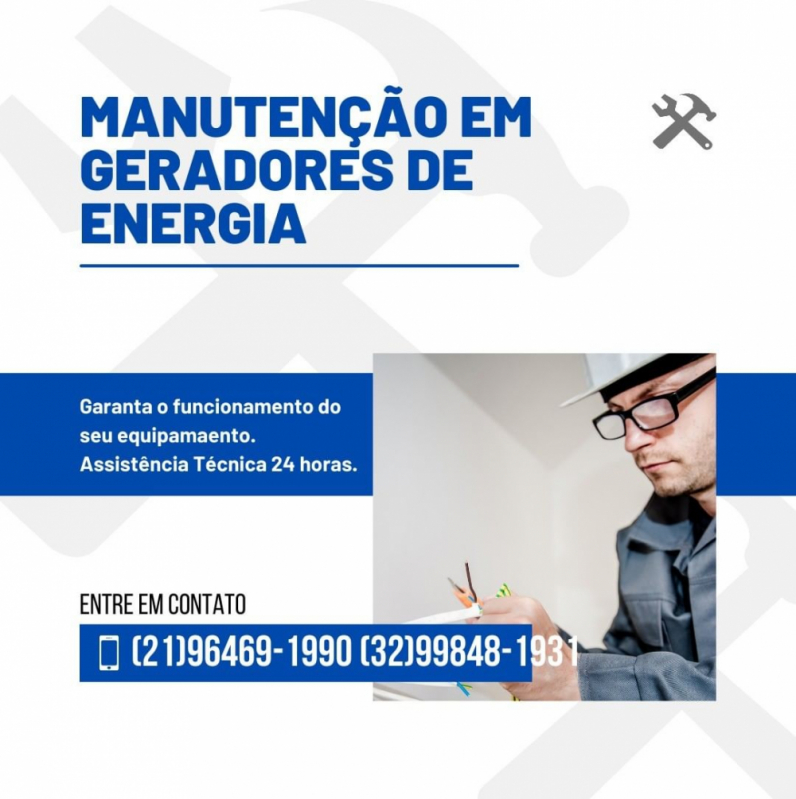 Manutenção Preventiva de Gerador de Energia Leblon - Manutenção Preventiva de Gerador Rio de Janeiro